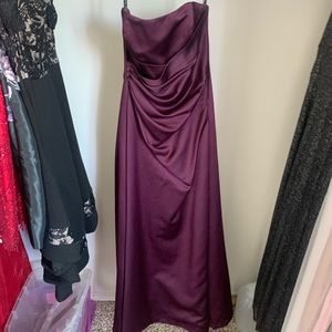 Strapless prom dress